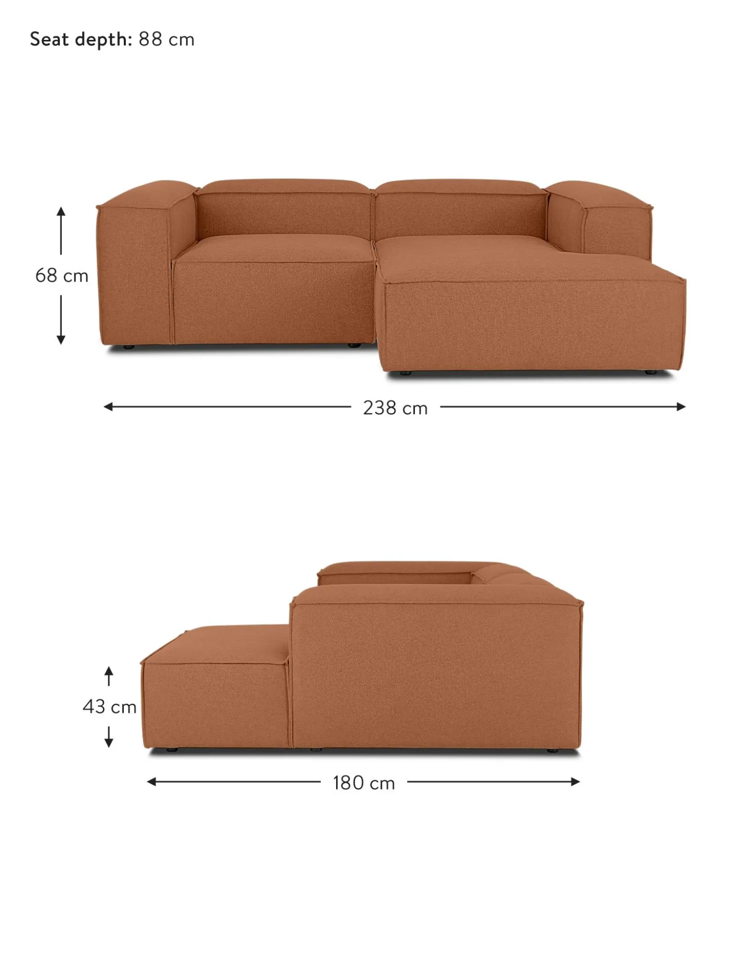 Sofa Rinconera Modular Lennon