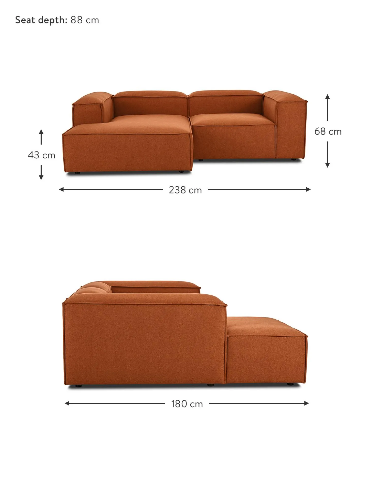 Sofa Rinconera Modular Lennon