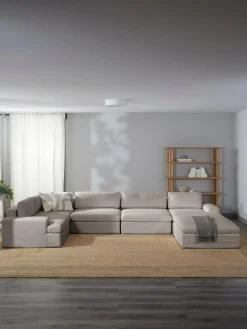 Sofa Rinconera Modular Russell, Desenfundable