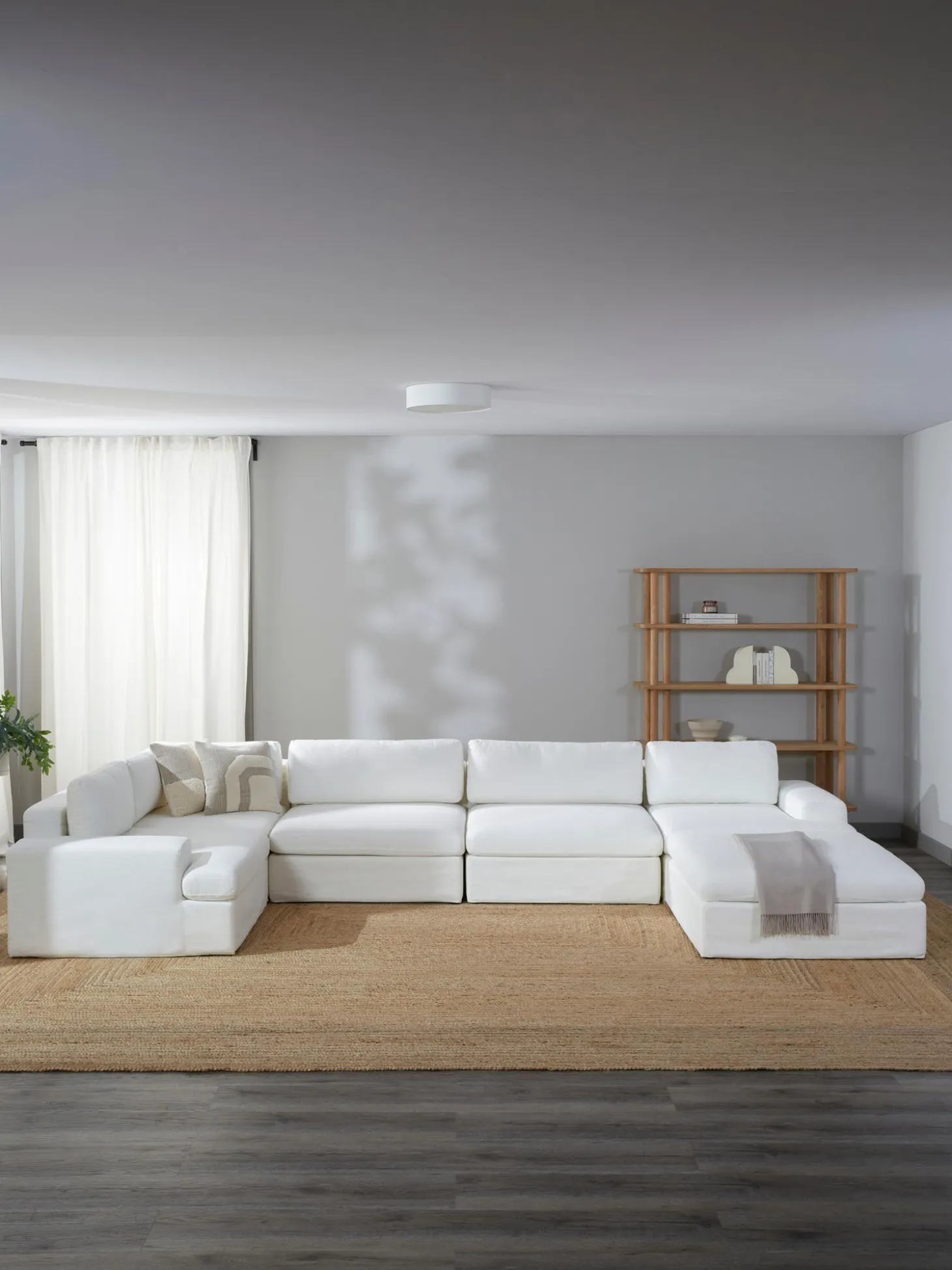 Sofa Rinconera Modular Russell, Desenfundable