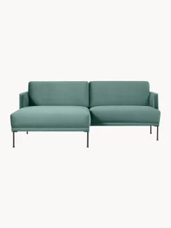 Sofa Rinconera Pequeno De Terciopelo Fluente