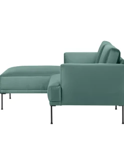 Sofa Rinconera Pequeno De Terciopelo Fluente