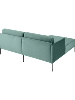 Sofa Rinconera Pequeno De Terciopelo Fluente