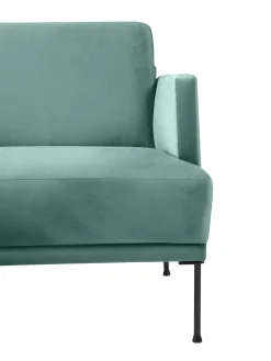Sofa Rinconera Pequeno De Terciopelo Fluente