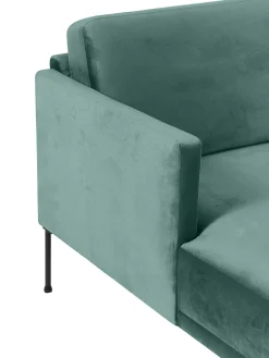 Sofa Rinconera Pequeno De Terciopelo Fluente