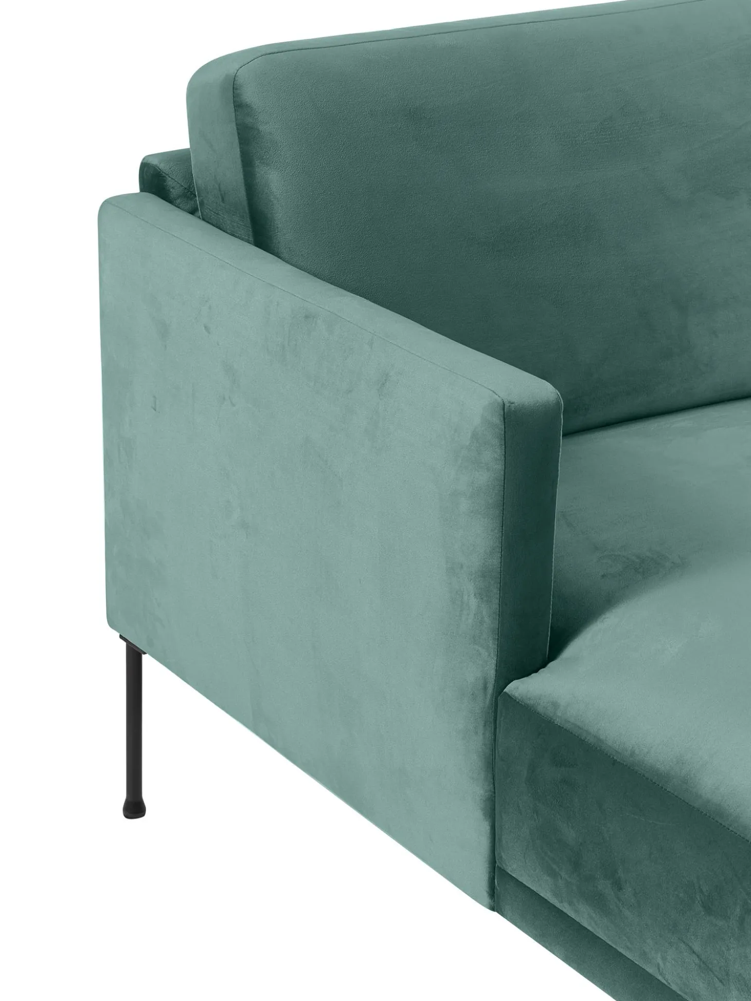 Sofa Rinconera Pequeno De Terciopelo Fluente