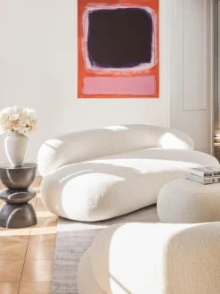 Sofa Rinon De Borreguillo Alba (2 Plazas)