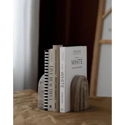 Sujetalibros De Marmol Malie, 2 Uds.