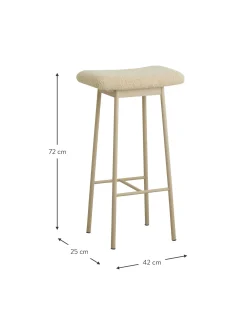 Taburete Alto De Borreguillo Zala