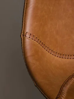 Taburete Alto De Cuero Sintetico Franky