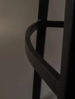 Taburete Alto De Cuero Sintetico Franky