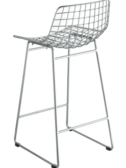 Taburete Alto De Metal Wire