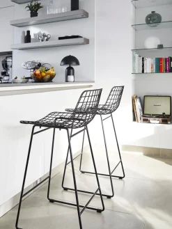 Taburete Alto De Metal Wire