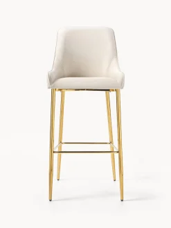 Taburete Alto De Terciopelo Ava