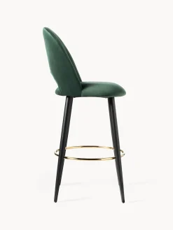 Taburete Alto De Terciopelo Rachel