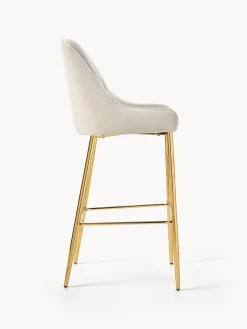 Taburete Alto De Terciopelo Ava