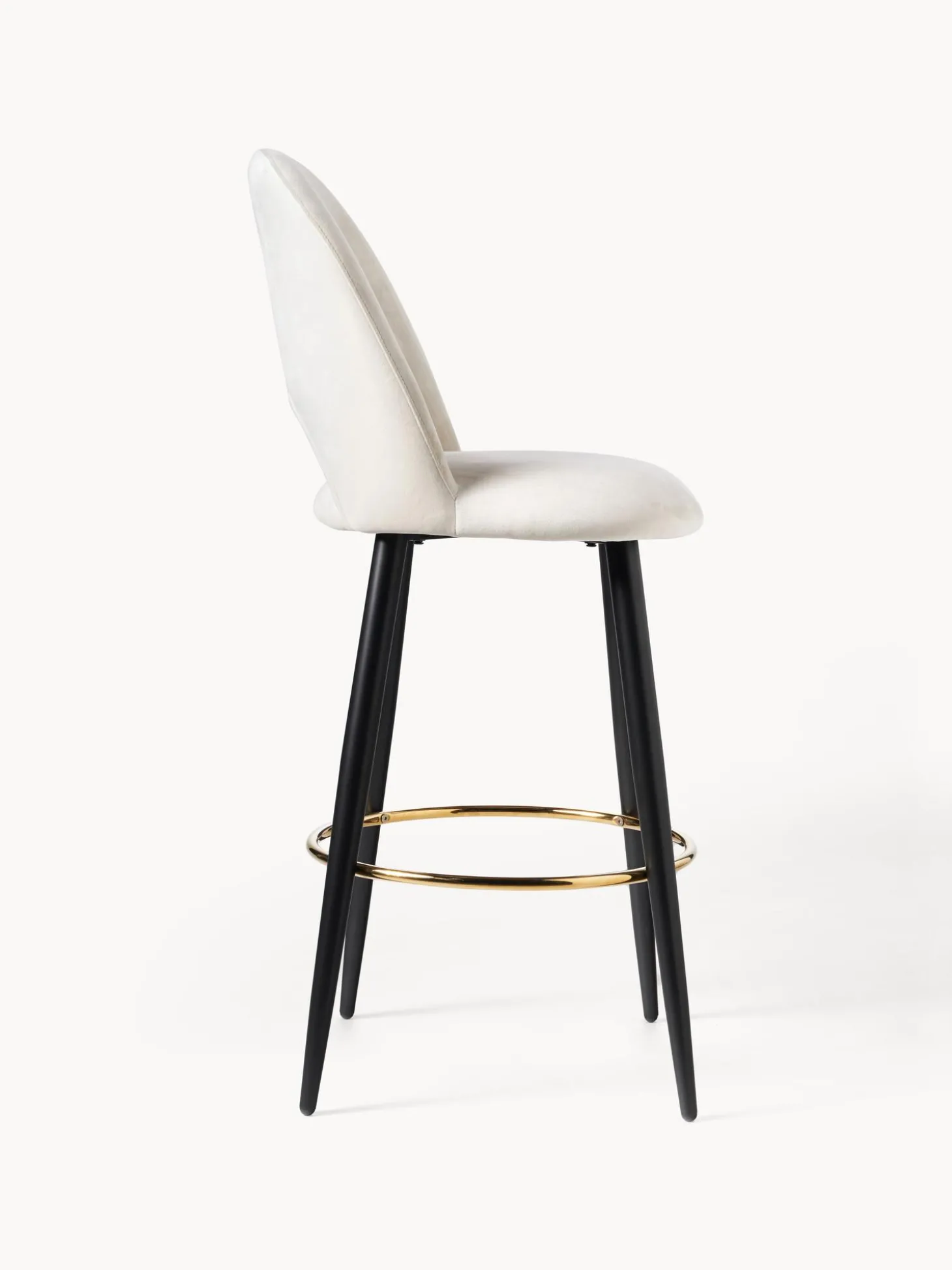 Taburete Alto De Terciopelo Rachel