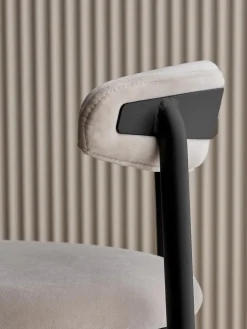 Taburete Alto De Terciopelo Doggi