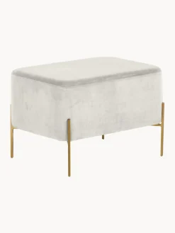 Taburete Ancho De Terciopelo Harper