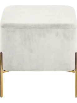 Taburete Ancho De Terciopelo Harper