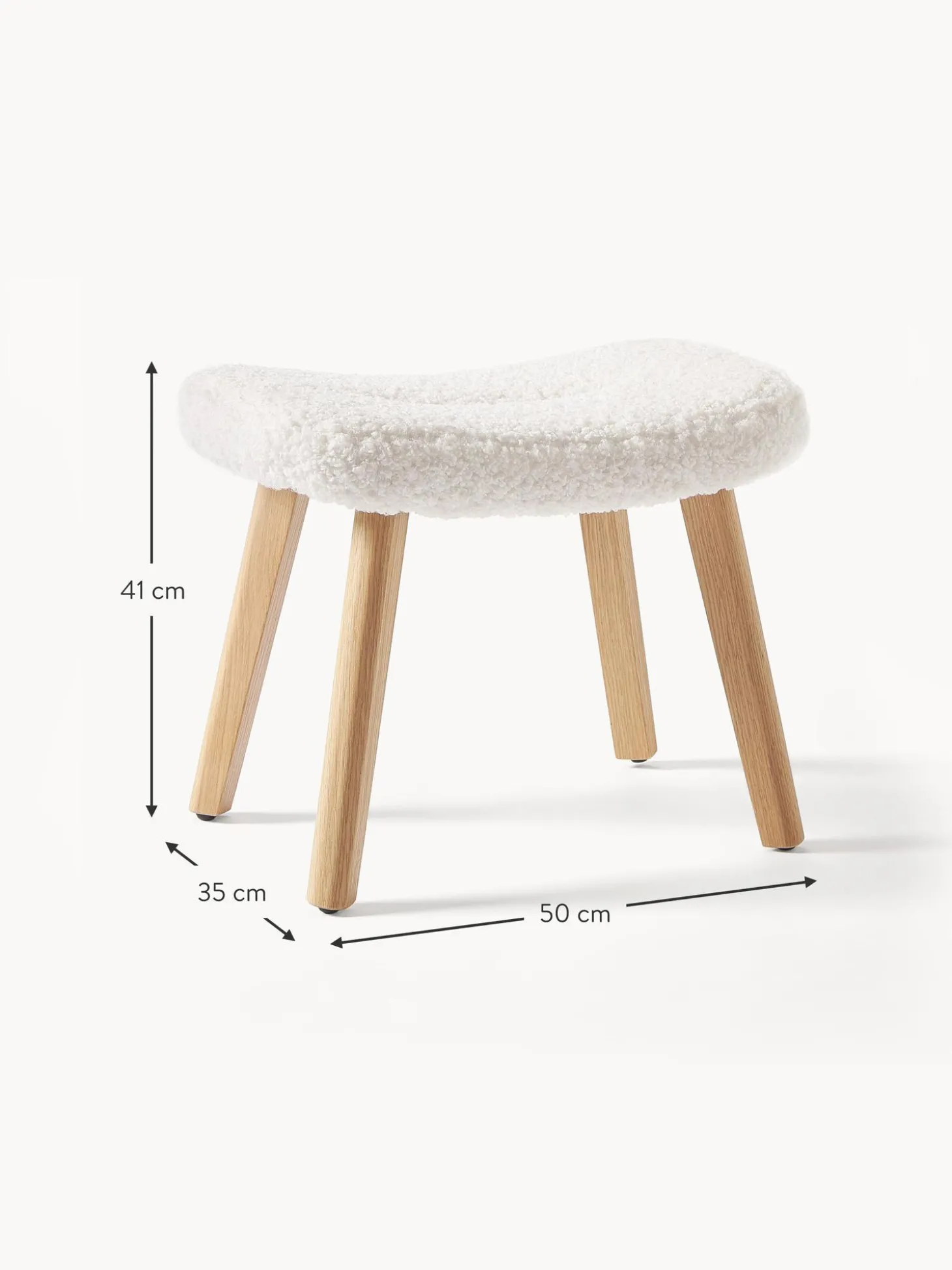 Taburete De Borreguillo Wing