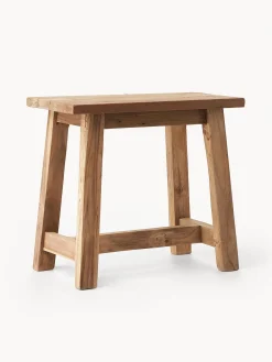 Taburete De Madera De Teca Lawas