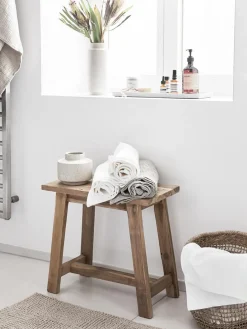 Taburete De Madera De Teca Lawas