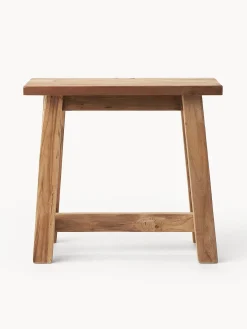 Taburete De Madera De Teca Lawas