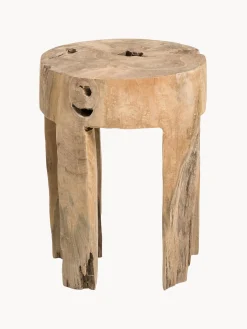 Taburete De Teca Java