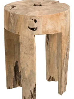 Taburete De Teca Java