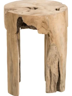 Taburete De Teca Java