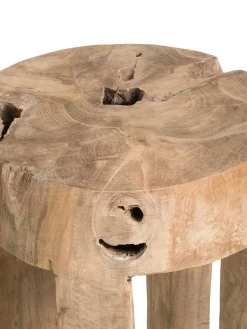 Taburete De Teca Java