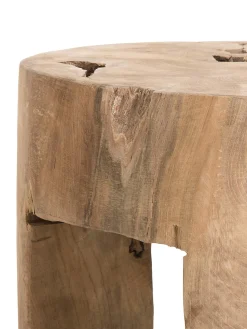 Taburete De Teca Java