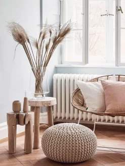 Taburete De Teca Java