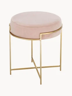 Taburete De Terciopelo Madeleine