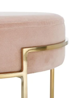 Taburete De Terciopelo Madeleine