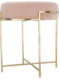 Taburete De Terciopelo Madeleine