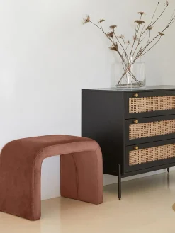 Taburete De Terciopelo Penelope