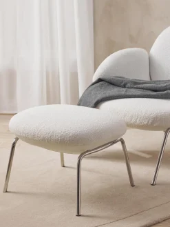 Taburete En Tejido Boucle Luan