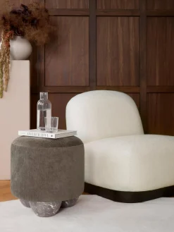 Taburete Tapizado Lino