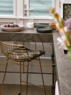 Taburetes Alto De Metal Wire, 2 Uds.