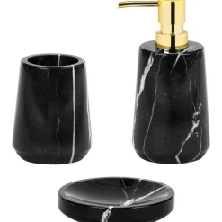 Vaso Cepillo De Dientes De Marmol Lux