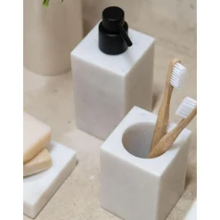 Vaso Cepillo De Dientes De Marmol Andre
