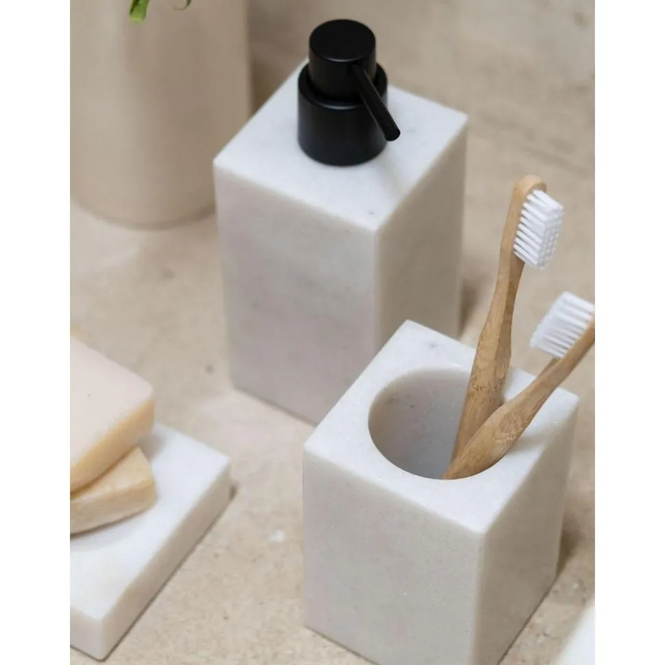 Vaso Cepillo De Dientes De Marmol Andre