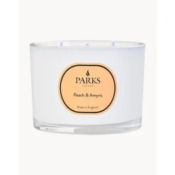 Vela Perfumada De Tres Mechas Vintage Aromatherapy (Melocoton Y Amyris)