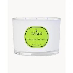 Vela Perfumada De Tres Mechas Vintage Aromatherapy (Lima, Albahaca Y Mandarina)