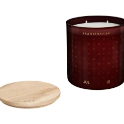 Vela Perfumada Dos Mechas Jul (Canela, Clavo, Jengibre, Miel, Vino Caliente)