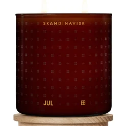 Vela Perfumada Dos Mechas Jul (Canela, Clavo, Jengibre, Miel, Vino Caliente)