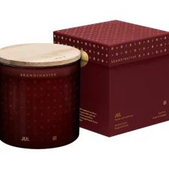 Vela Perfumada Dos Mechas Jul (Canela, Clavo, Jengibre, Miel, Vino Caliente)