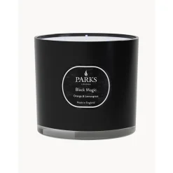 Vela Perfumada Tres Mechas Black Magic (Naranja Lavanda, Geranio, Limoncillo)